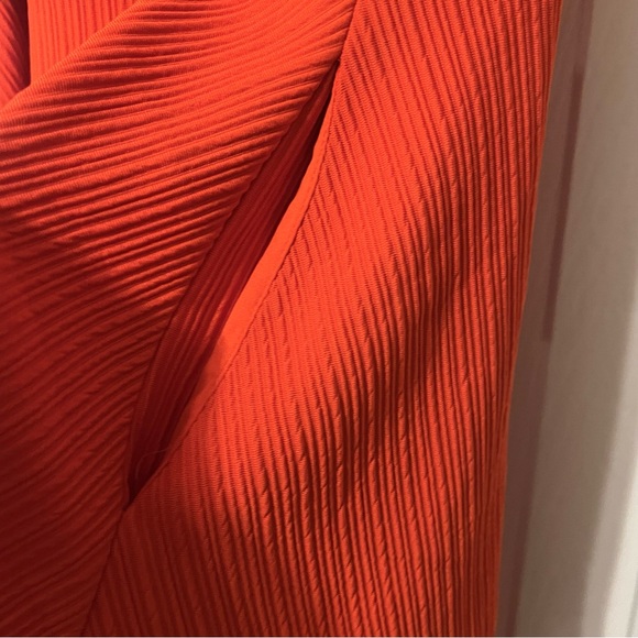 Hutch Anthropologie Orange Wrap Dress Size XS - Picture 7 of 11